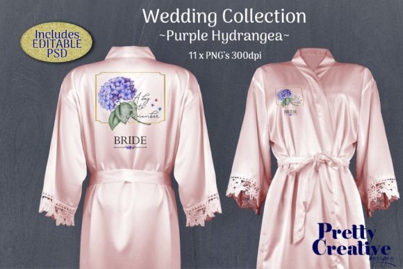 Elegant Designs with the Wedding Collection Purple Hydrangea