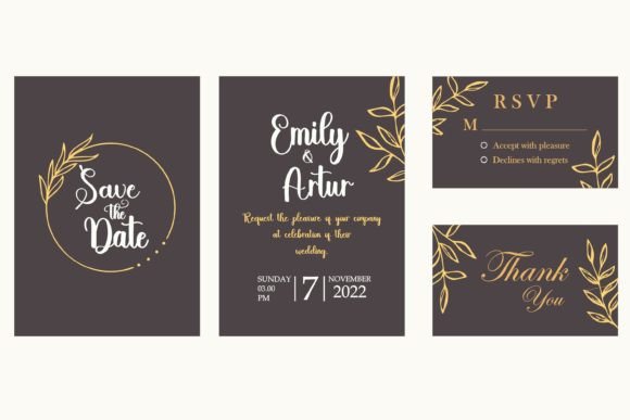 Elegant Simplicity: The Allure of a Minimal Luxury Wedding Invitation