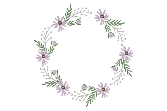 Embrace Botanical Elegance with the Delicate Flower Circle Collection