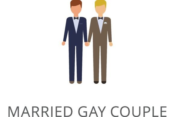 Newlywed Two Guy in Wedding Clothes Hold: A Design Deep Dive