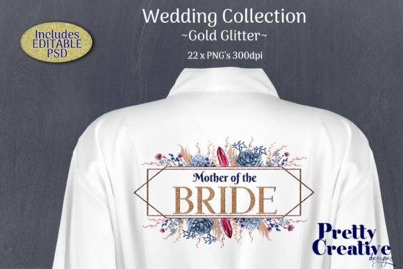 Shimmering Nuptials: The Gold Glitter Wedding Collection