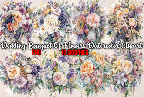 Wedding Bouquet of Flowers Watercolor: A Designer's Floral Toolkit