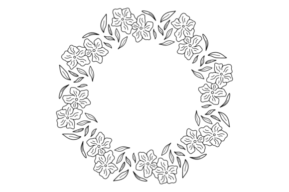 Wedding Wreath 02: Your Ready-to-Use SVG for Elegant Design