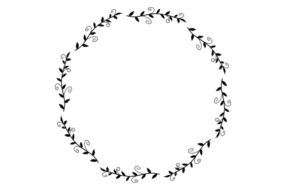 Wedding Wreath 05: A Ready-to-Use SVG for Elegant Branding
