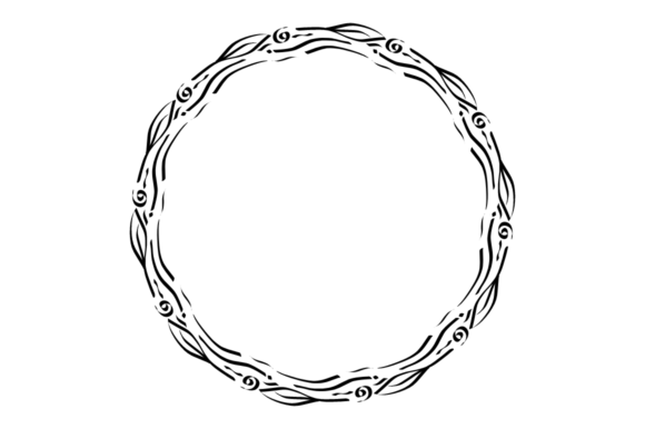 Wedding Wreath 09: A Ready-to-Use SVG for Your Creative Projects